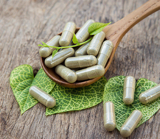 Chinese herbal medicine in capsules