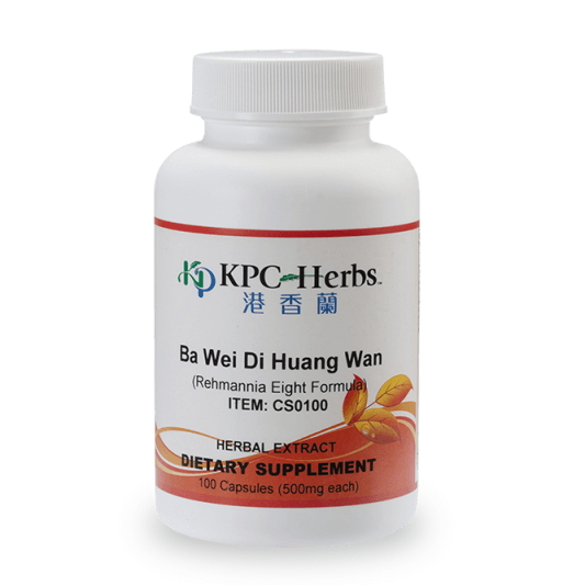 Ba Wei Di Huang Wan - 0100 - 100 Capsules