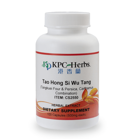Tao Hong Si Wu Tang - CS2550 - 100 Capsules (500mg each)