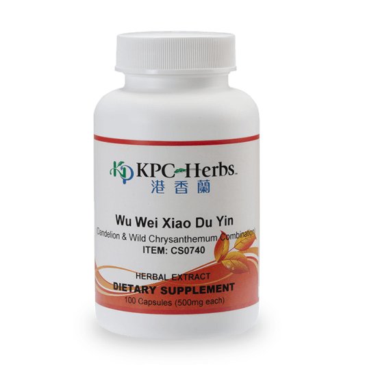 Wu Wei Xiao Du Yin - CS0740 - 100 Capsules (500mg each)